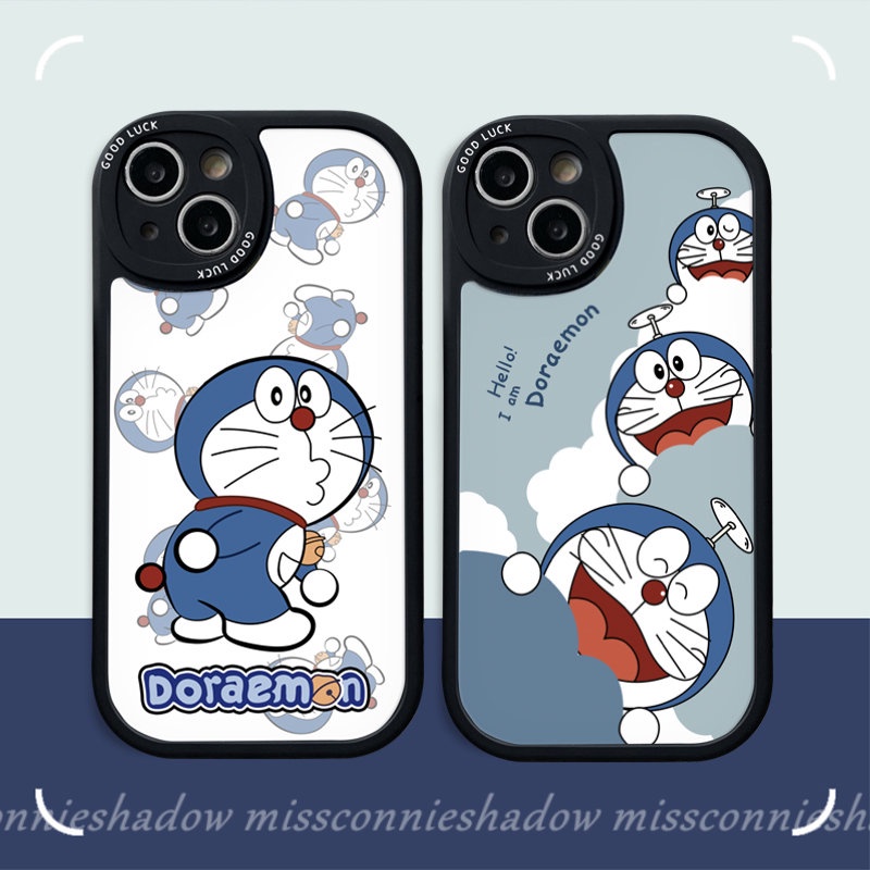 Redmi Note10 Pro 10s 8 11 9 11 Pro+9s 11s 8 Redmi 12C 10C A1 10 9 9T 9A 10A 9C K40s POCO M3 X3 NFC Pro F4 Mi 11T 12 Kartun Doraemon Kucing Lucu Couple Soft Case