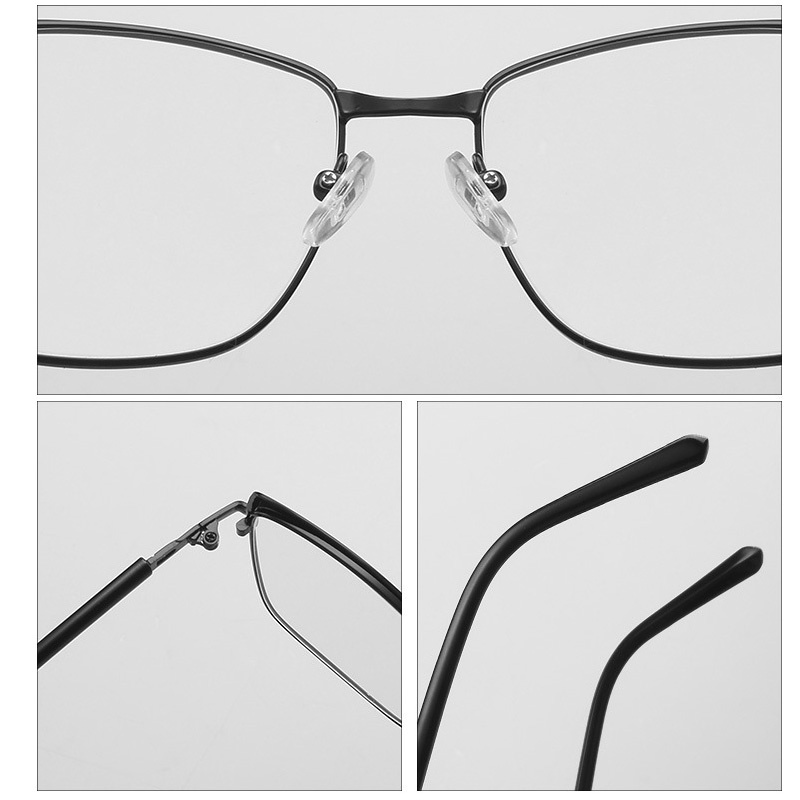 (YUZHU) Vintage Fashion Bingkai Alis Logam Cat Eye Eyeglasses Western Fashion Anti Blue Light Eyeglasses Untuk Wanita