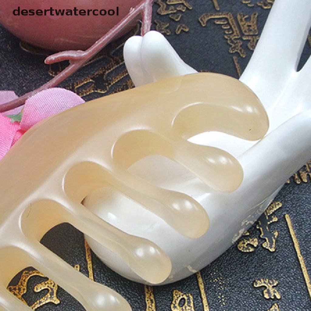 Deid 1PC Baru Resin Meridian Massage Comb Wide-Tooth Sisir Pijat Kepala GuaSha Martijn