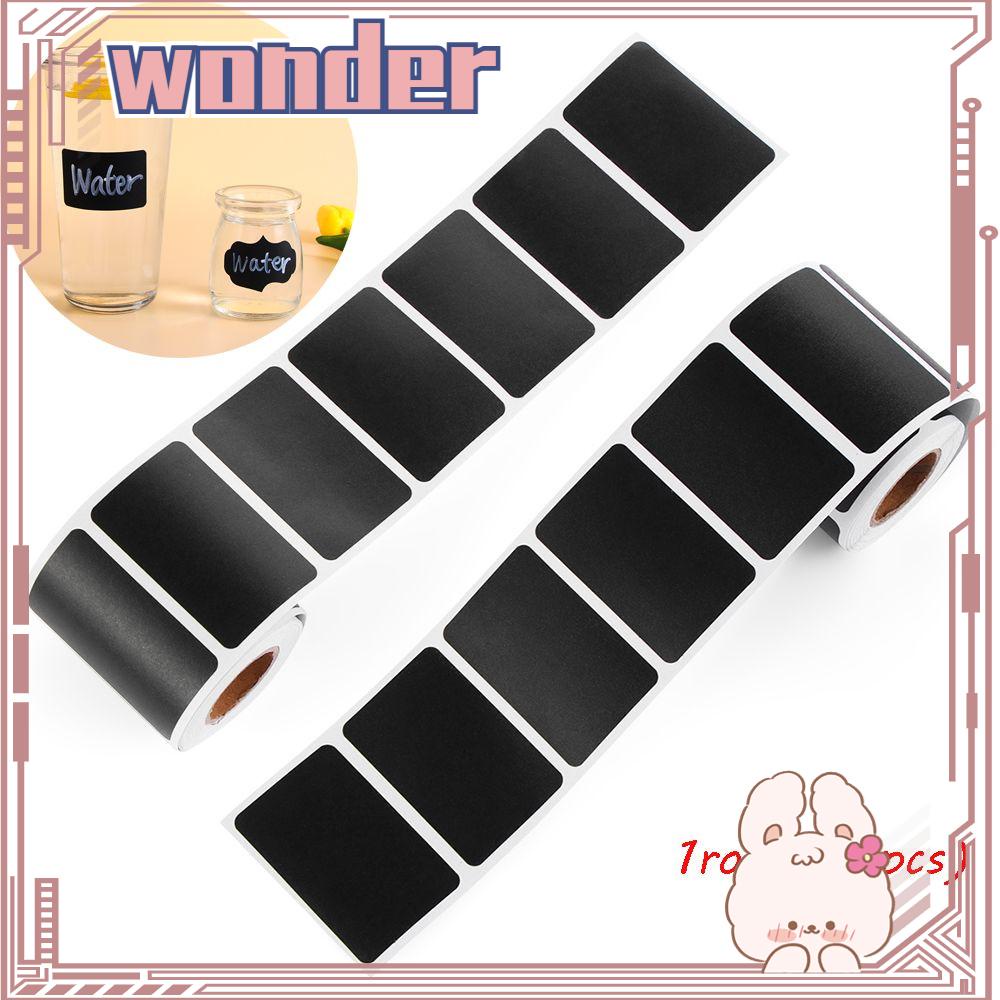 Wonder 120pcs/roll Label Stiker Rumah Papan Tulis Selai Toples Blackboard Label