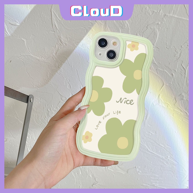 Floral Case Infinix Smart 4 5 6 Plus Hot10 8 11s 10s 12i 12Pro 20 9 20s 10Lite Note 12Pro 10Pro 12 G96 Hot 12 10 11 9 Play Wavy Edge Milk Tea Color Fresh Flowers Soft Tpu Cover