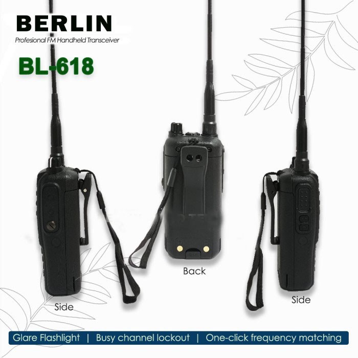 Berlin Walkie Talkie HT Hidden LCD BL-618 BL 618 BL618