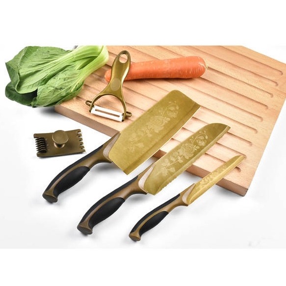 Pisau Emas Sultan 1 set 5 in 1