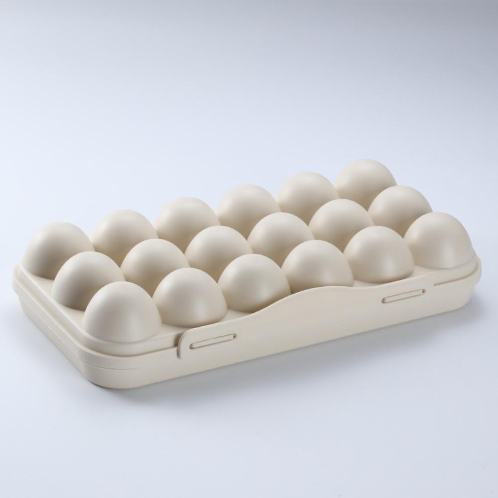 Popular Eggs Box New12/18 Grids Kotak Penyimpanan Telur Makanan Kulkas
