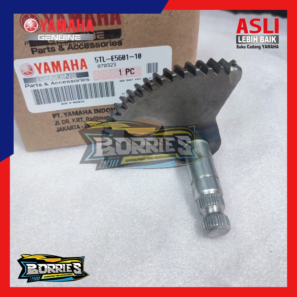 Gear As Selah Gir Kick Shaft Assy Mio Soul Fino Karbu Original Yamaha 5TL-E5601-10