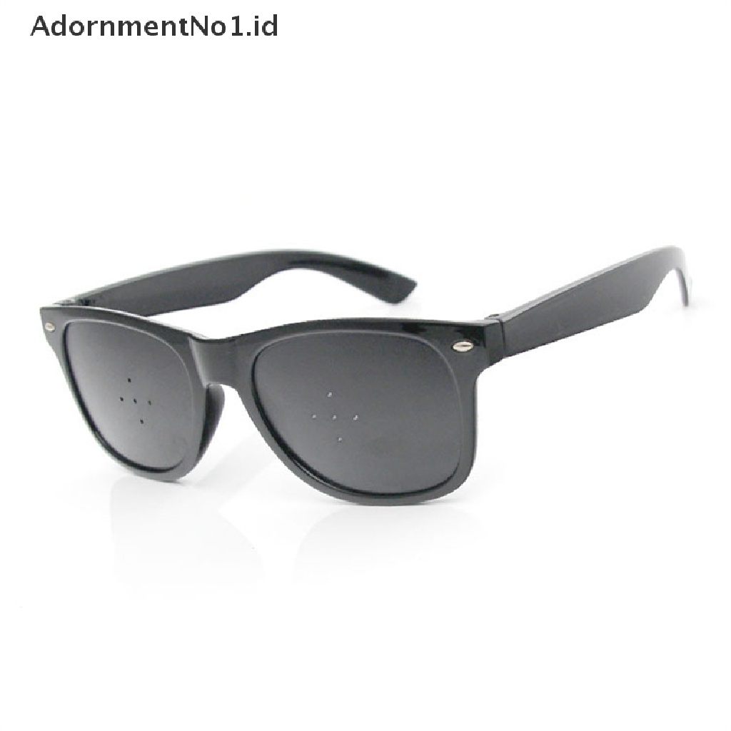 [AdornmentNo1] Kacamata Fashion Relieve Pinhole Pria Wanita Korektif Anti-Letih Myopia Glasses [ID]