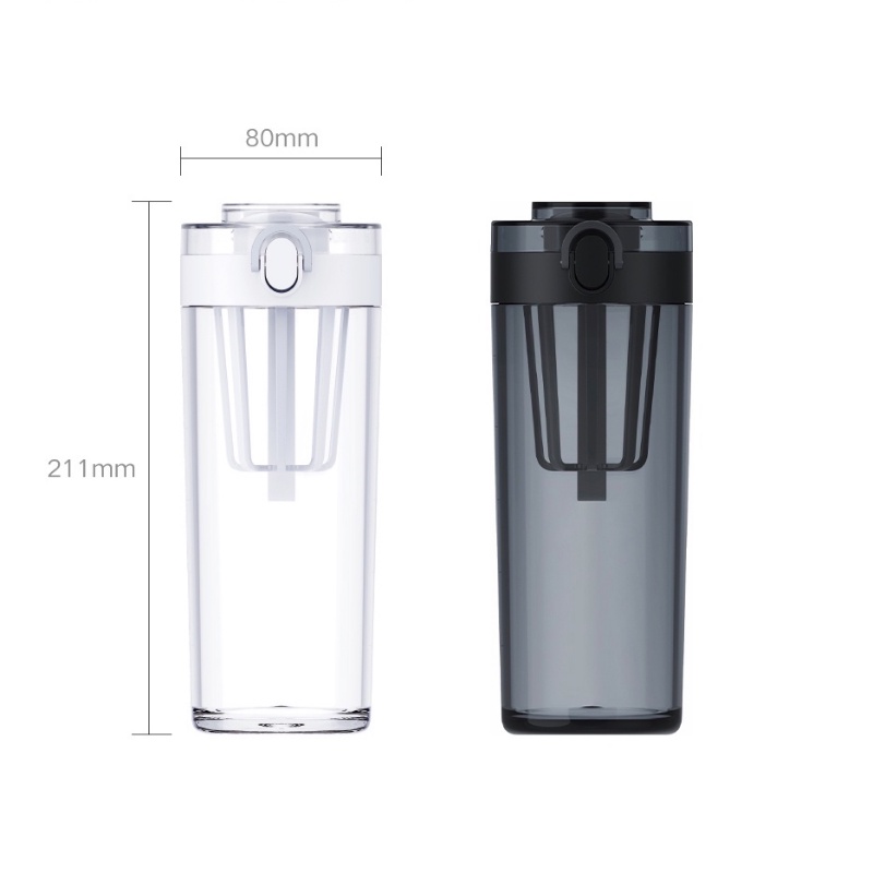 Xiaomi Mijia Tritan Cangkir Air Portable Anti Bocor Outdoor Tour Sport shaker Minuman Tritan Botol Plastik 600ml