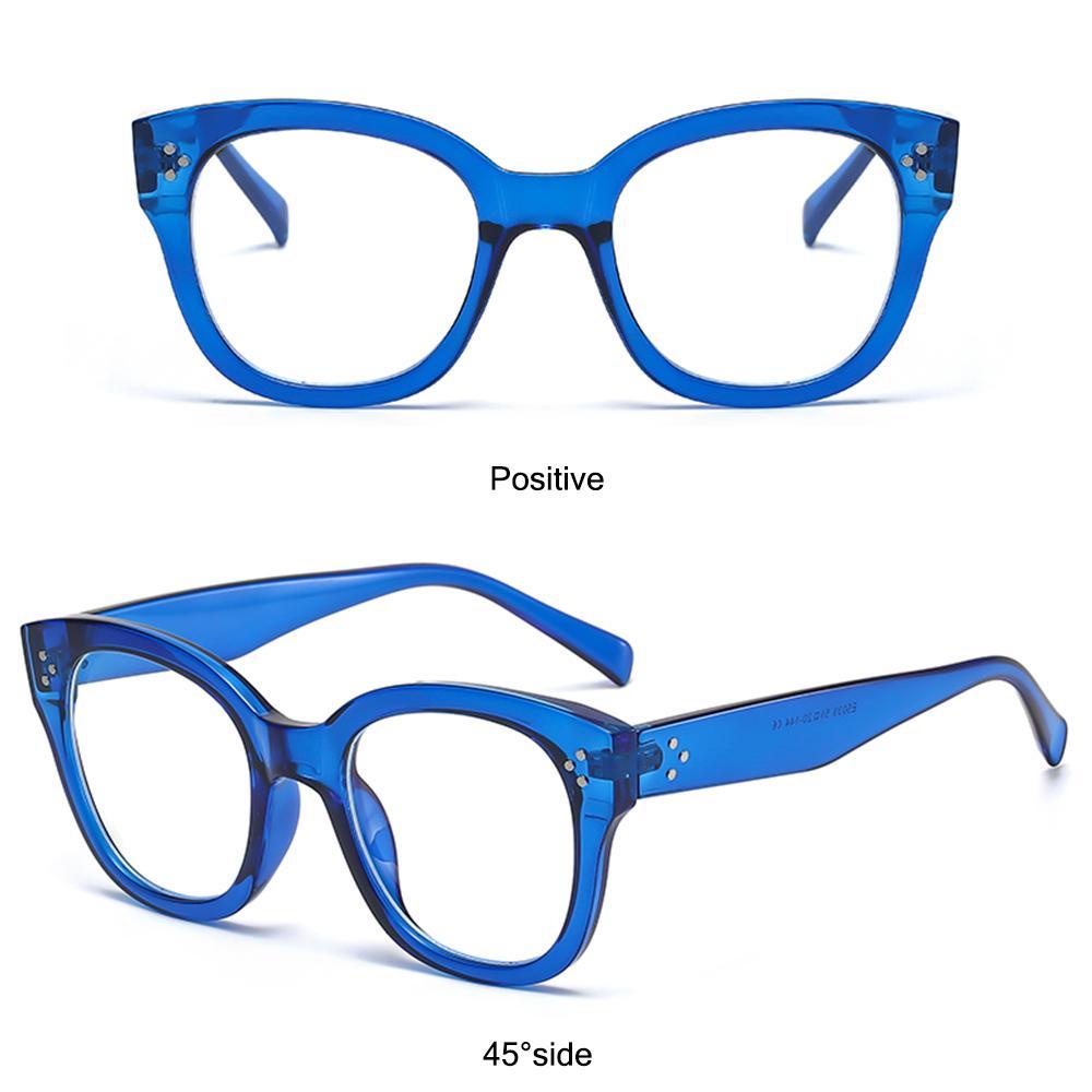 R-flower Blue Light Kacamata Wanita &amp; Pria Oversized Anti Eyestrain Eyeglasses