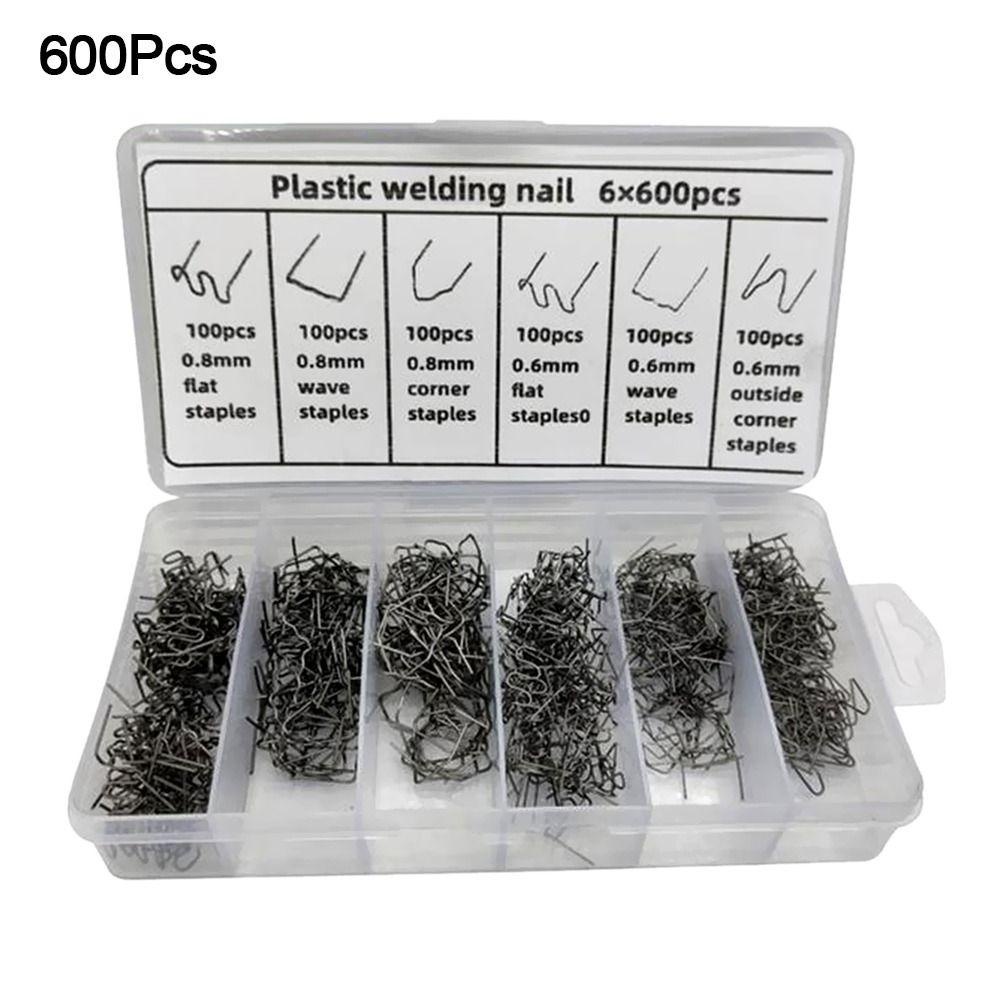 POPULAR Populer 600PCS Repair Welding Nail Perbaikan Las|Welder Staples Kit Kawat Las Bumper Fender