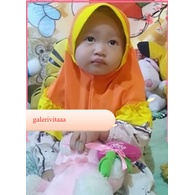 Hijab Bayi 1 Tahun Murah Model Serut