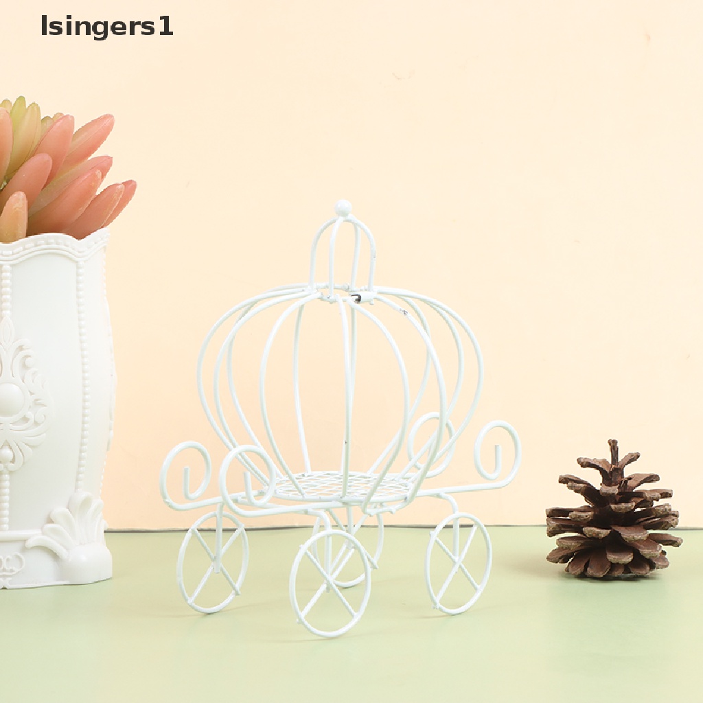 [lsingers1] Kereta Labu Kreatif Dekorasi Golden Candy Box Keranjang Labu Logam Candy Box Butik