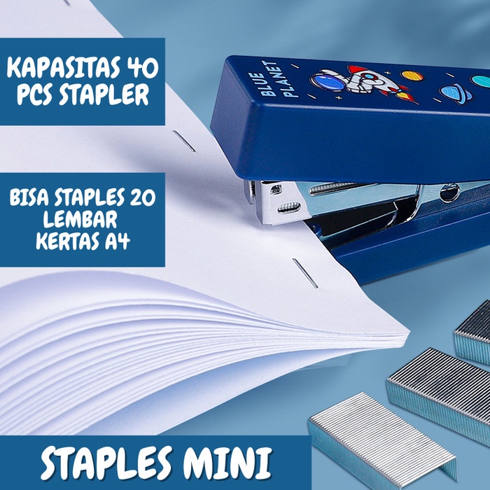 Staples Mini Kecil Lucu Stapler Karakter Portable ST0033