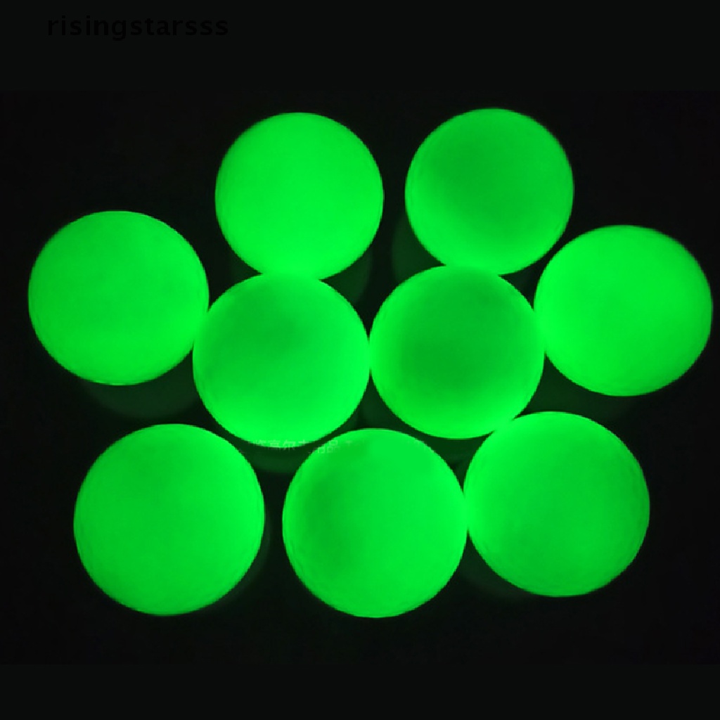 Rsid Span-Bola Golf Malam Baru Luminous Light Up Golf Balls Bright Night Glow Reusable Jelly