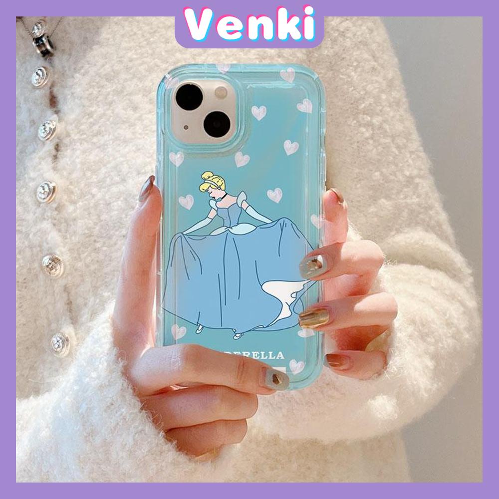 Case For iPhone 14 Pro Max Soft TPU Jelly Airbag Case Cute Cartoon Princess Camera Protection Shockproof For iPhone 14 13 12 11 Plus Pro Max 7 Plus X XR