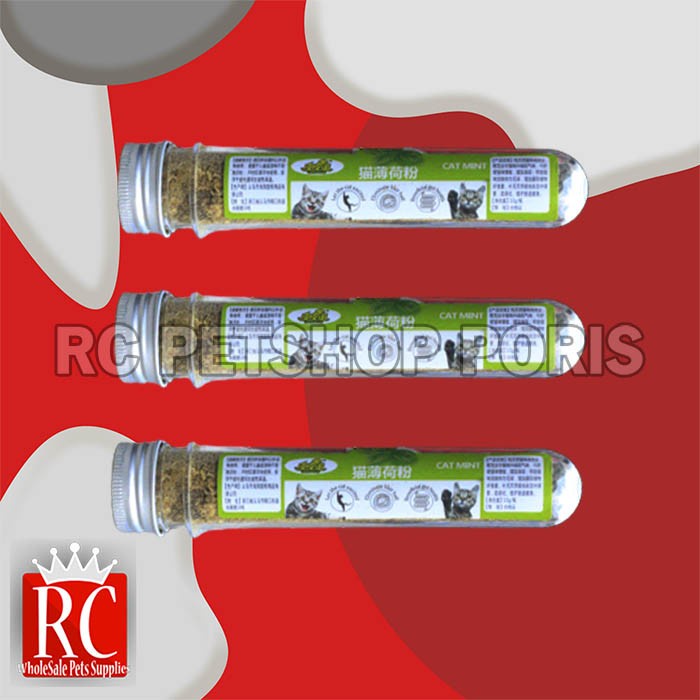 CATNIP SERBUK ORGANIK UNTUK KUCING TUBE 40ML