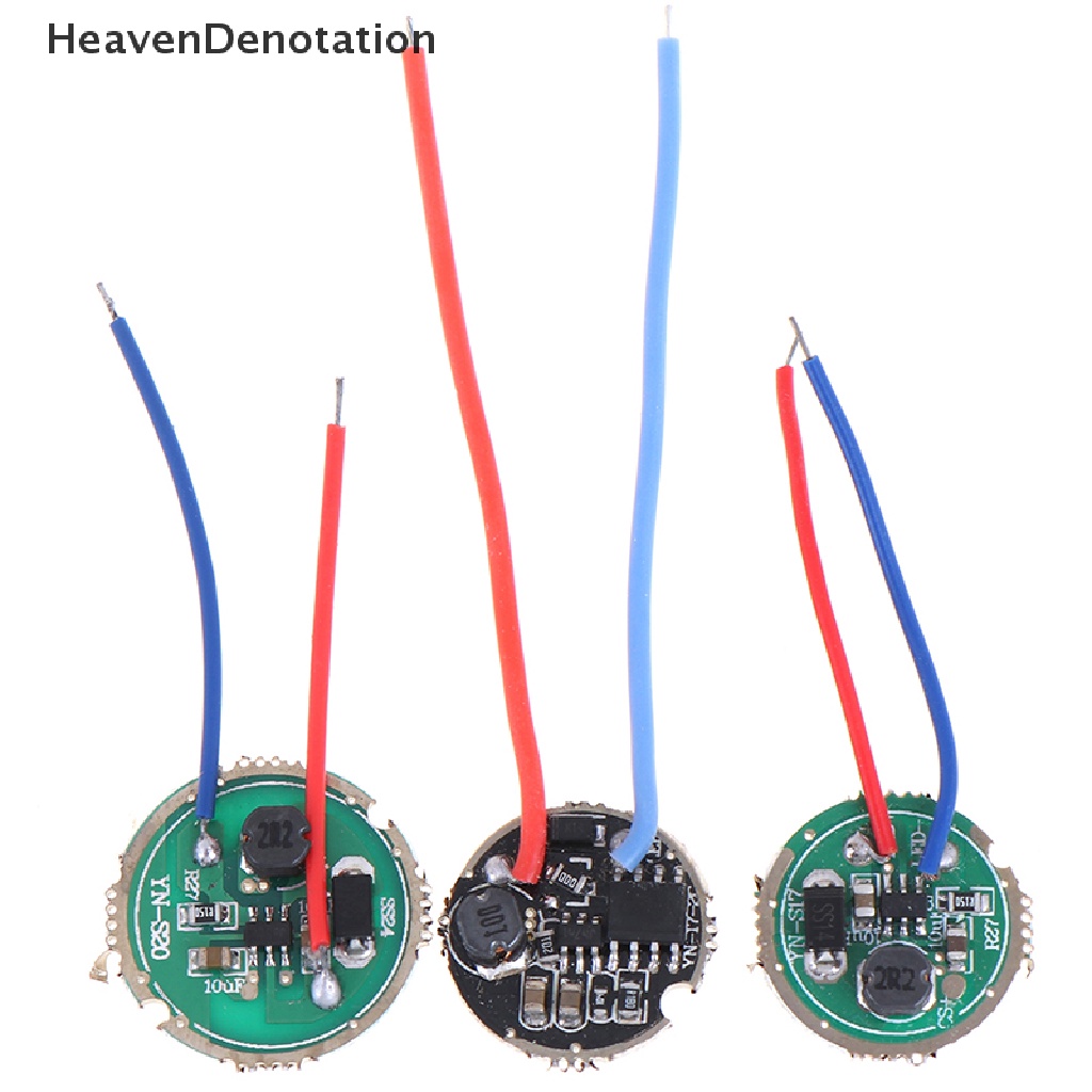 [HeavenDenotation] 1pc Driver LED 3W 17mm/20mm DC3.7V 1mode 5mode Driver Senter LED HDV