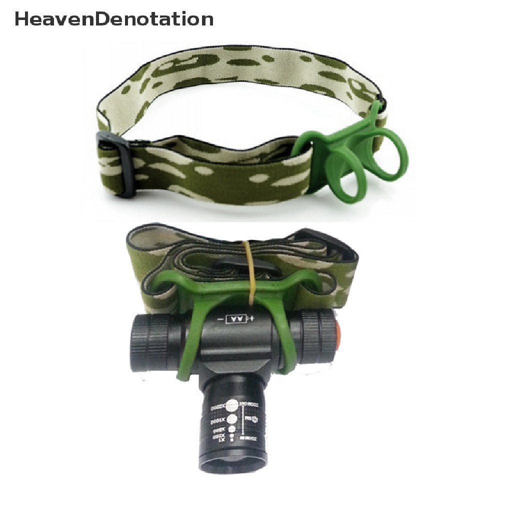 [HeavenDenotation] Lampu Sepeda Tali Silikon Senter Headlight Cycling Light Mount Band Tie HDV