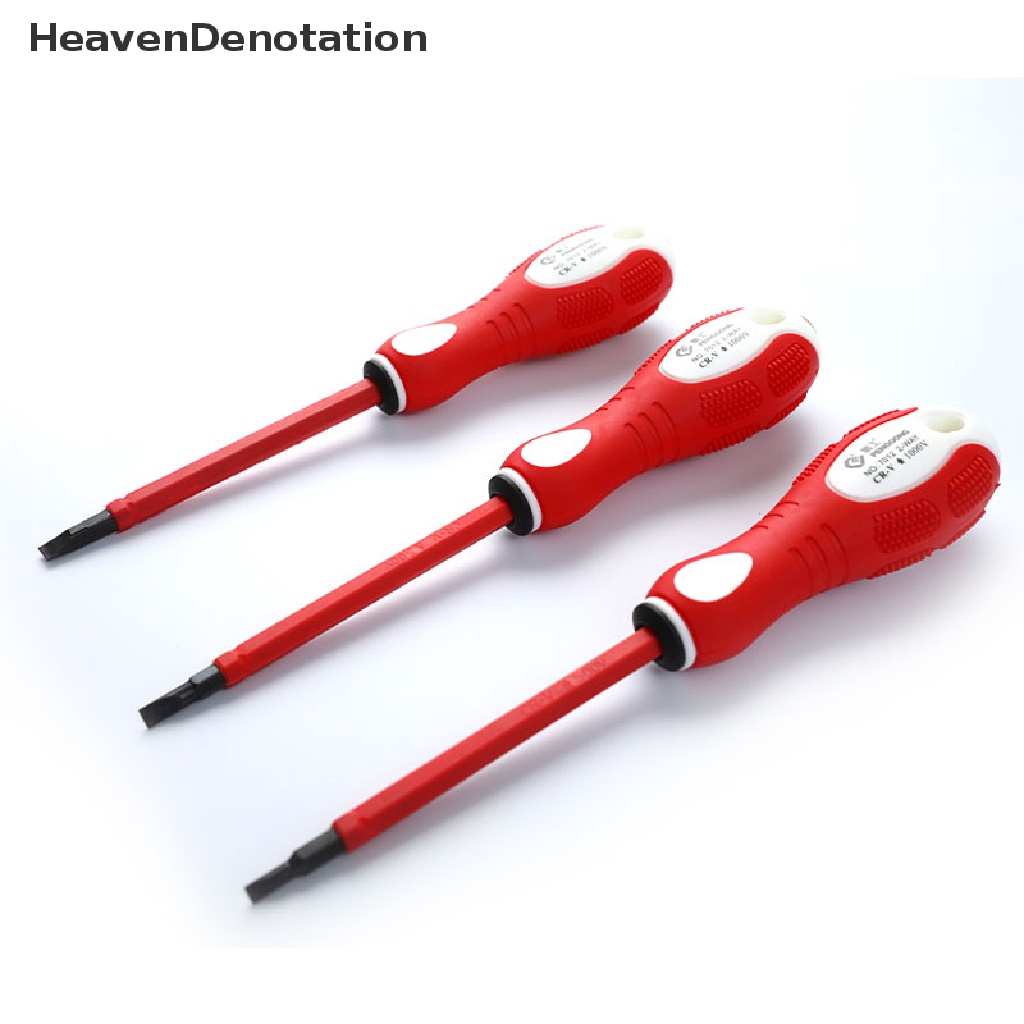 [HeavenDenotation] 2-in-1 Obeng Kepala Ganda Pen Tester Listrik 1000V Alat Detektor Tegangan HDV
