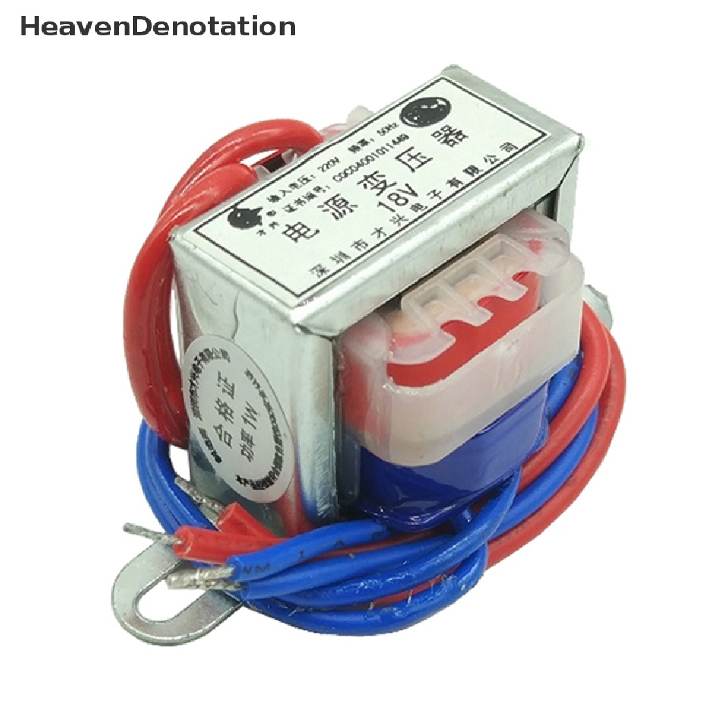 [HeavenDenotation] Ac 6V 9V 12V 15V 18V 24V Tegangan Output 1W Voltage Tembaga Power Transformer HDV