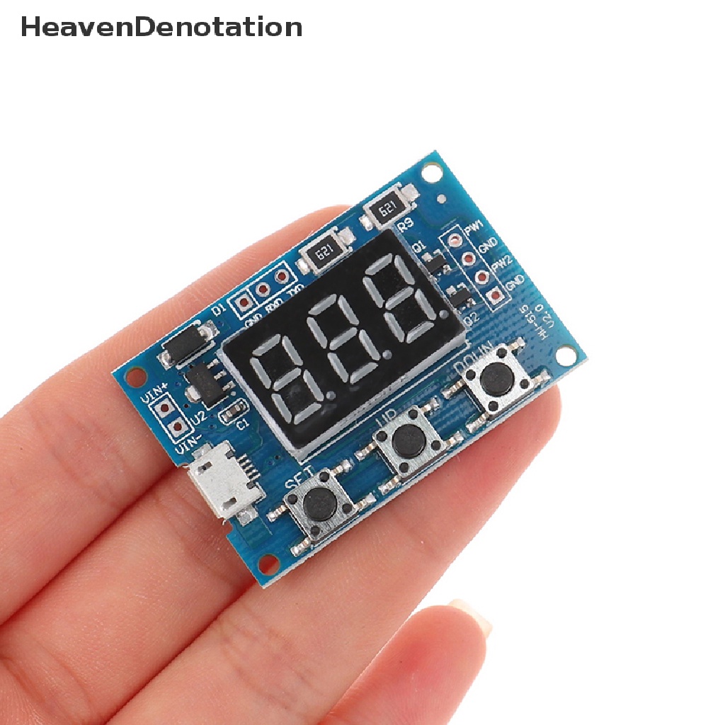 [HeavenDenotation] Generator DC 5-30V Micro USB PWM 2channel Modul Papan Frekuensi Digital HDV