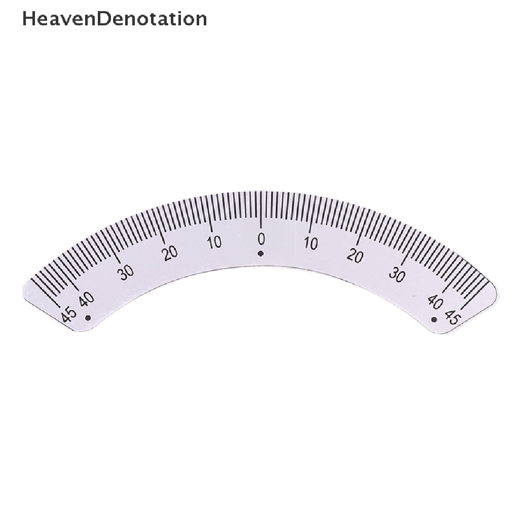 [HeavenDenotation] Penggaris Sisik Plat Siku 45derajat Angle Arc Measuring Gauging Tools Caliper HDV