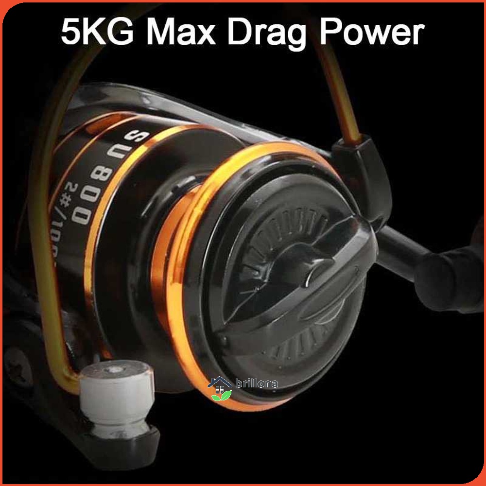 DIAO DE LAI Reel Pancing Spinning Fishing Reel Gear Ratio 4.8:1 - SU800