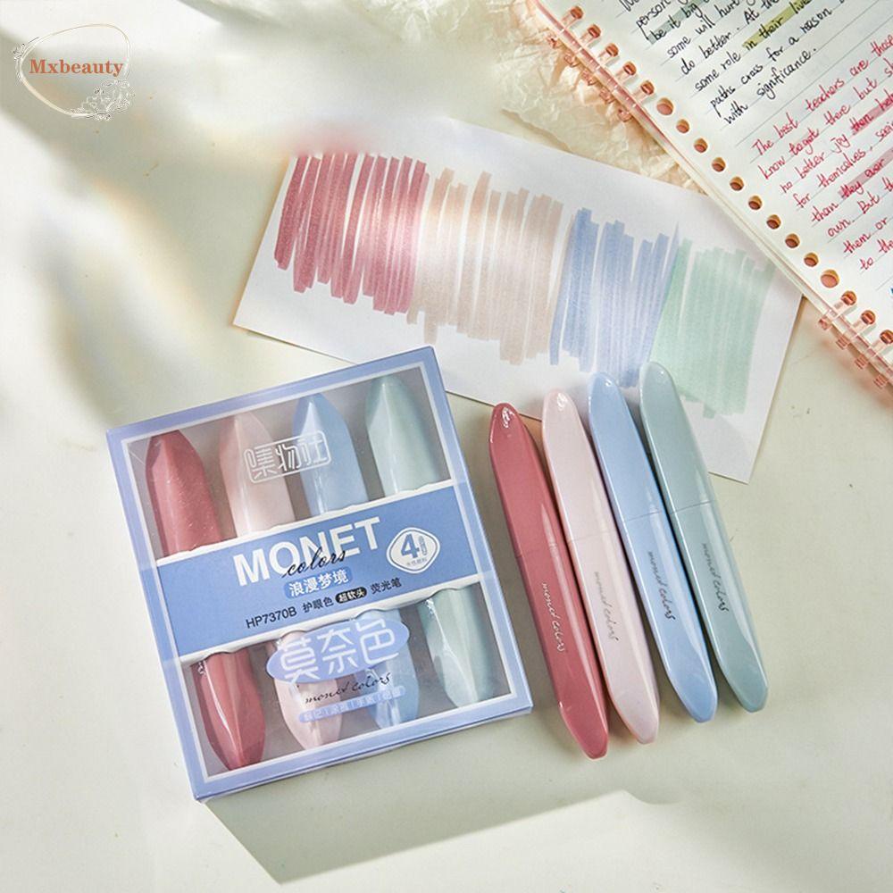 Mxbeauty Pen Neon Jepang Vintage Album Foto Jurnal Siswa Stationary Dreamy Color Perlengkapan Kantor Sekolah Pena Graffiti
