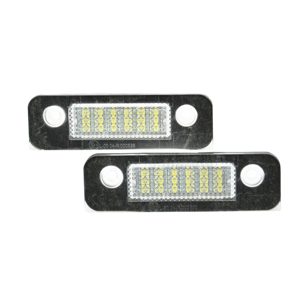 2pcs Lampu Plat Nomor Plat LED Putih Kecerahan Tinggi Untuk Ford Fiesta Fusion Mondeo Untuk Fiat124