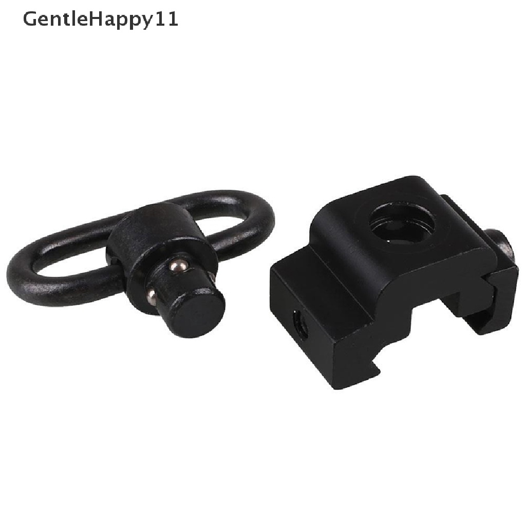 Gentlehappy QD Sling Swivel Mount Push Button 1-1/4alas Dudukan Rel 20mm Picany Rail id