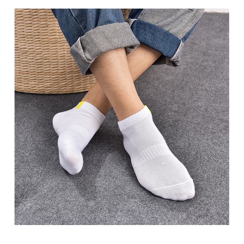 Kaos Kaki Polos Semata / Kaki Kaos Kaki Ankle Simple Motif Garis Unisex