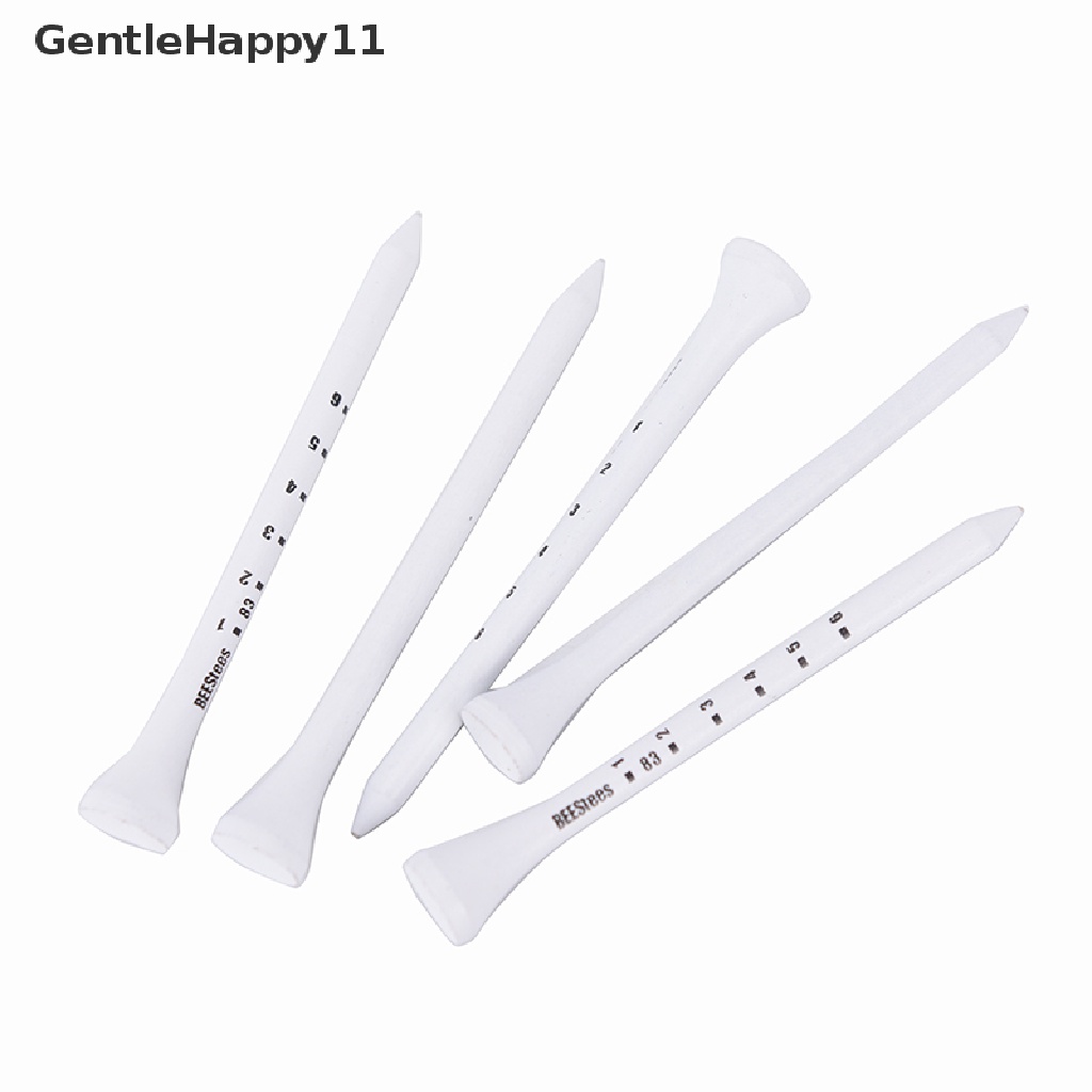 Gentlehappy 50PCS Tee Golf Profesional 83mm Putih Golf Kayu Tee Scale Golf Tees id