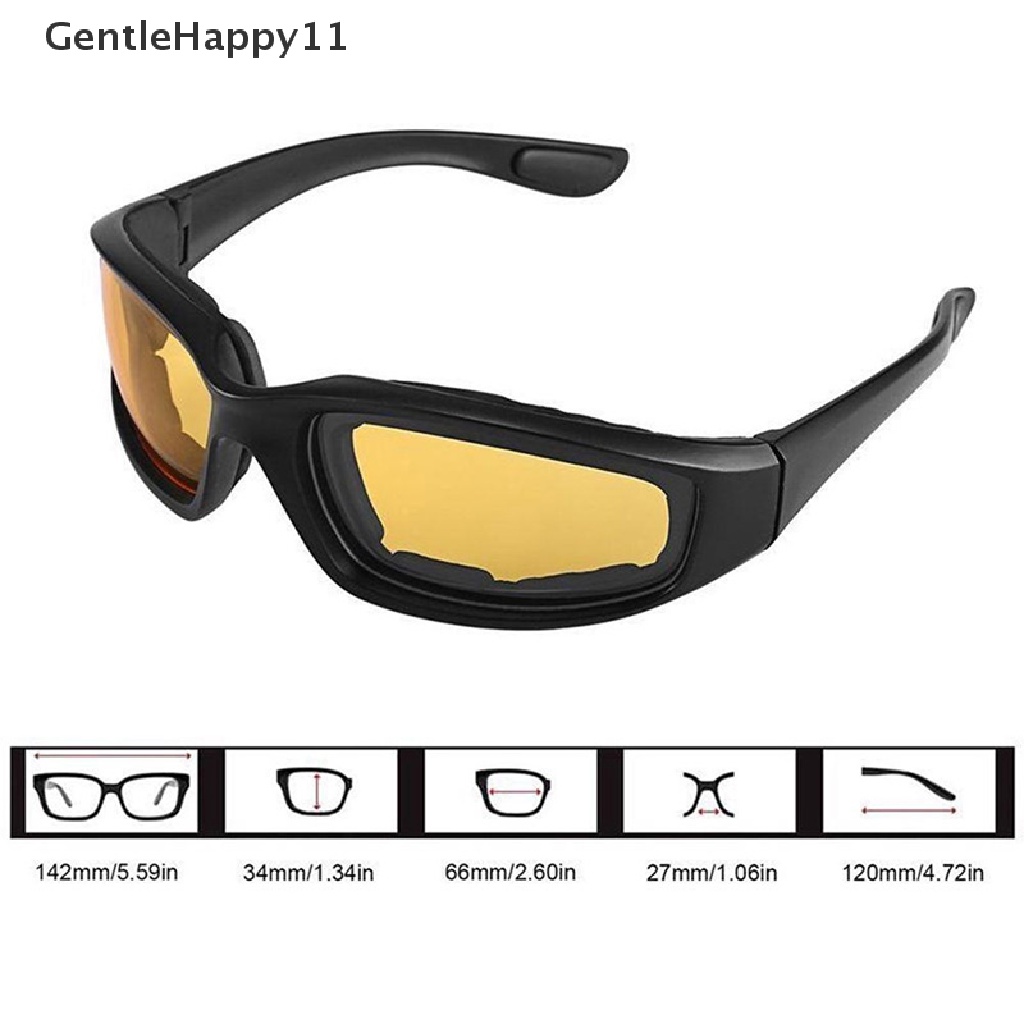 Gentlehappy Kacamata Motor Anti Silau Polarized Malam Mengemudi Lensa Kacamata Sunglasses id