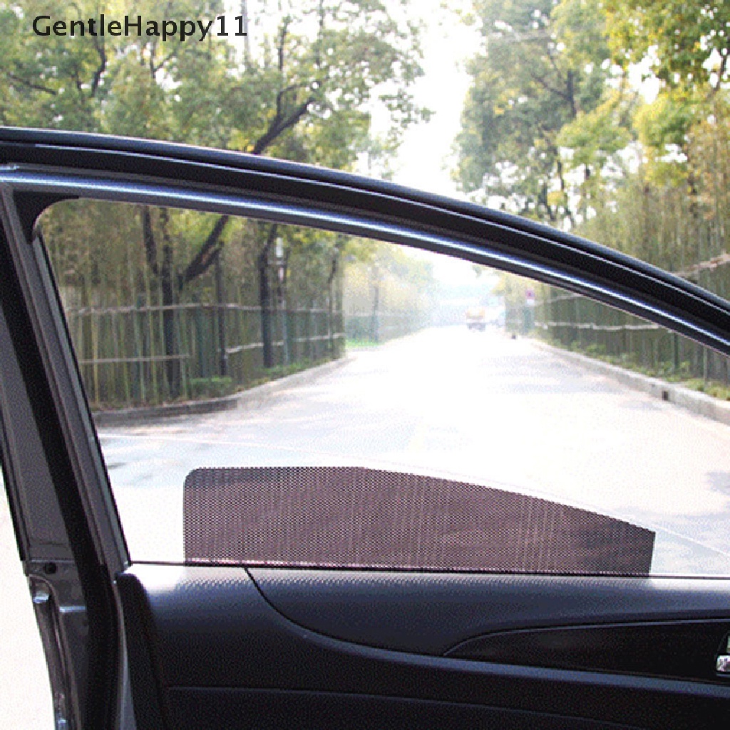 Gentlehappy 2Pcs Universal Kerai Jendela Mobil Electrostatic Sticker Pelindung UV Aksesori id