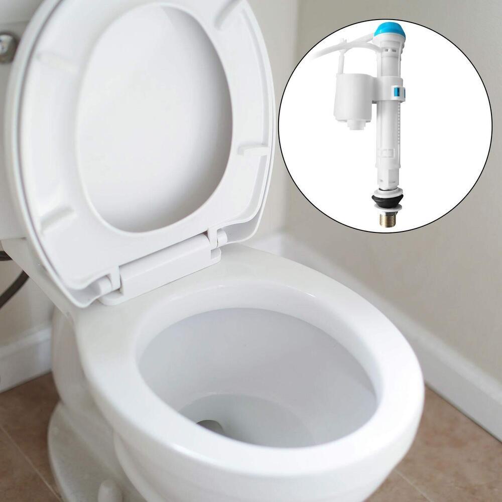 Populer Toilet Cistern Isi Katup Toilet Dual Flush Aksesori Kamar Mandi Bottom Inlet Adjustable Water Level