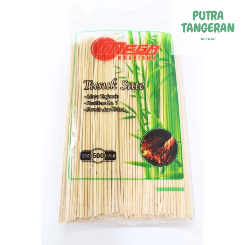 Tusuk Sate Merk Mega (Berat 500 gram)