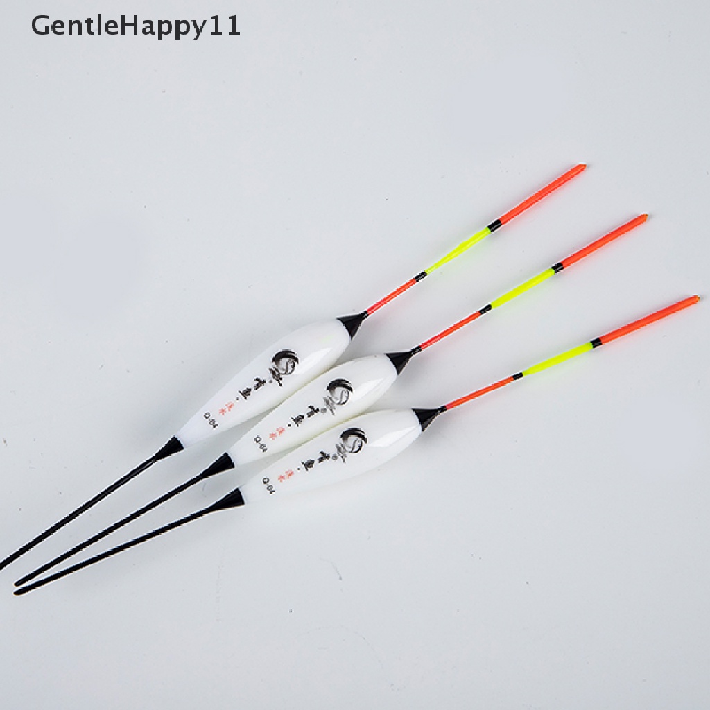 Gentlehappy 3pcs/lot Pelampung Mancing Pelampung Bobber Float Aksesoris Plastik Tackle Pendek id