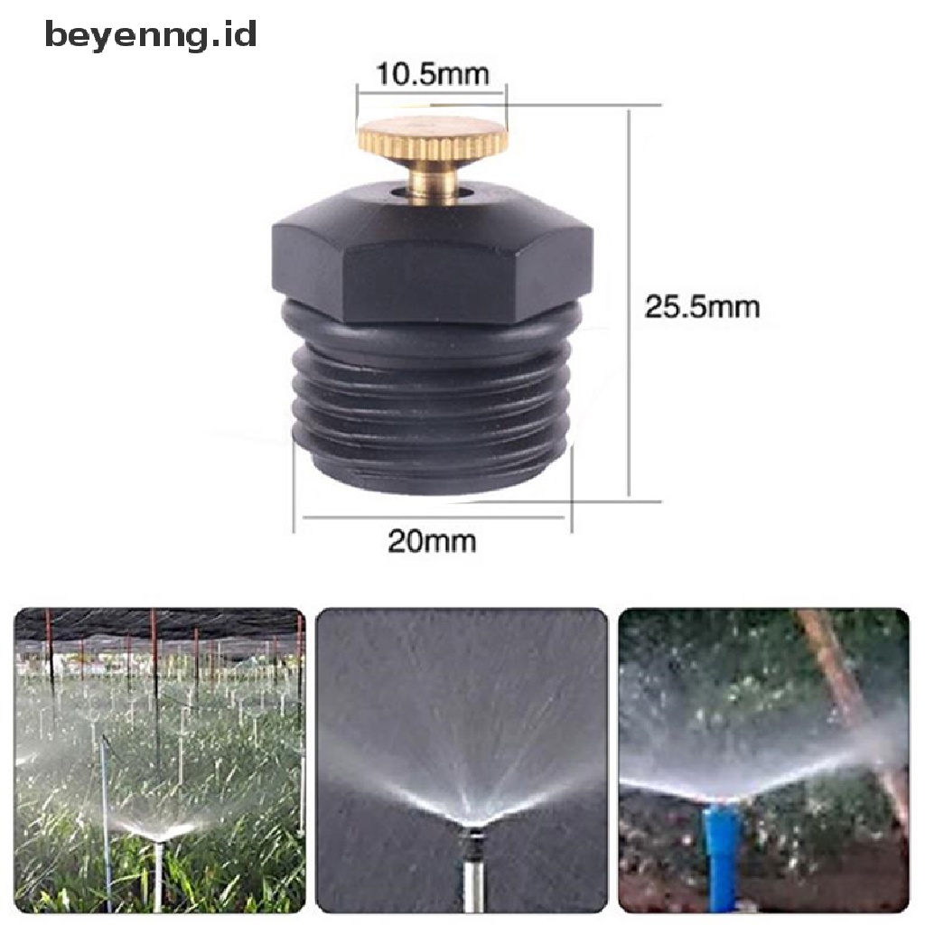 Beyen 10pcs Alat Penyiram Taman Benang Penyiram Rumput Plastik Sprinkler Head ers ID