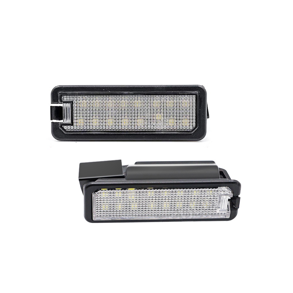 2pcs Lampu Plat Nomor LED Plat Lampu Untuk VW Amarok Passat Golf Kumbang Baru Polo Scirocco EOS Kursi Leon Toledo