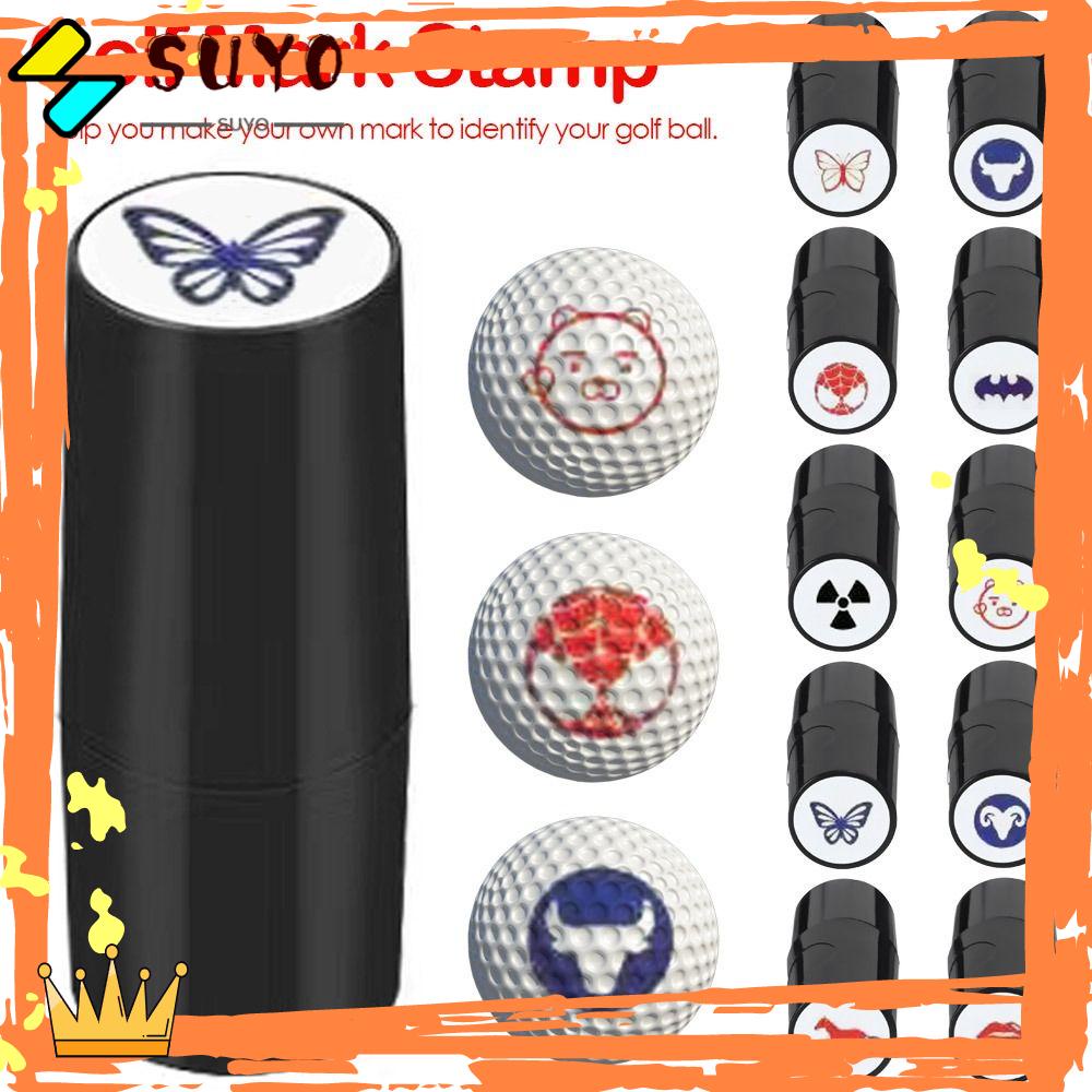 Suyo Golf Ball Stamper Segel Tanda Hadiah Golfer Plastik High Quality