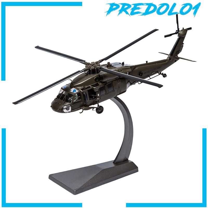 [Predolo1] Skala1per72 Pesawat Helikopter Diecast Model Aviation Airplane Koleksi