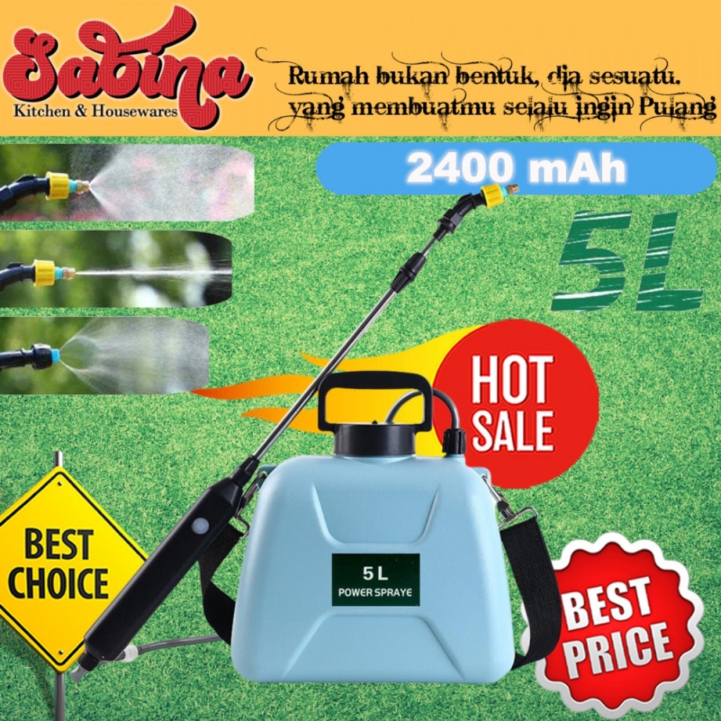 Semprotan Elektrik dengan Tabung Air Gendong Sprayer Shoulder Type