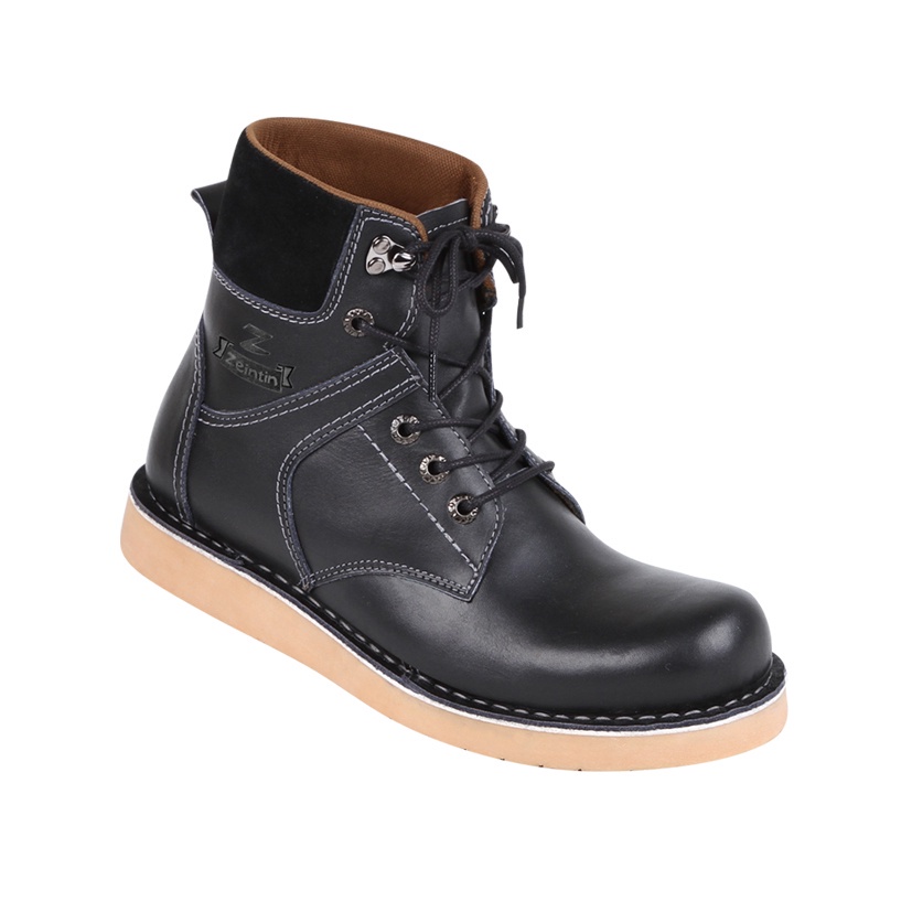Zeintin - Sepatu Boots Bahan Kulit Berkualitas Sepatu Boots Kerja Formal Original Handmade Fashion P
