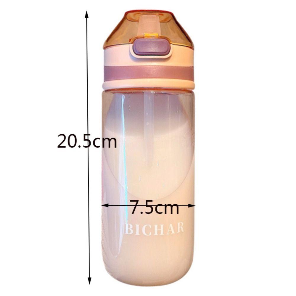 R-FLOWER Botol Air Minum BPA Free Kids Cup Gym Bottle Dengan Sedotan