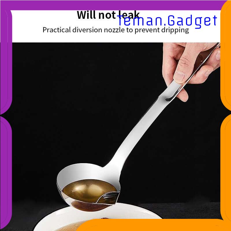 TG - DPR Szpoon Sendok Sup Oil Water Soup Separation Spoon - SUS304
