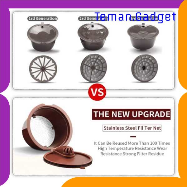 TG - DPR iCafilas Capsule Upgrade Version 3PCS for Nescafe Dolce Gusto - F457