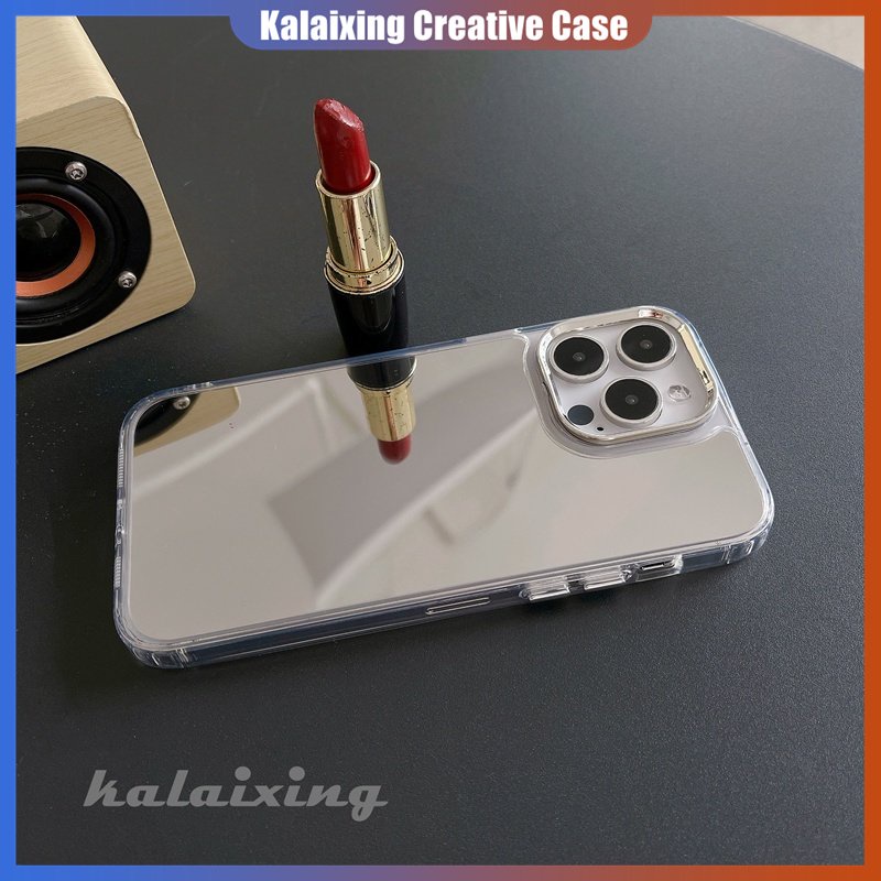 Casing Handphone Cermin Untuk iPhone 14Pro Max11 12 13 Pro Max Xs Xr Xs Max X Soft Case