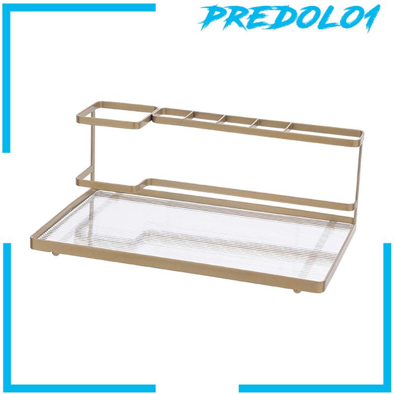 [Predolo1] Tempat Sikat Gigi Elektrik Rak Organizer Counter Kamar Mandi Untuk Vanity Cream