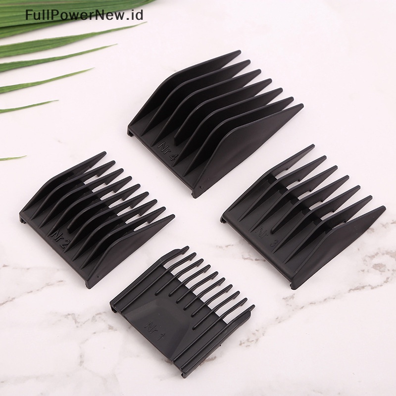 Power 4pcs Barber Universal Hair Clipper Limit Comb Sisir Panduan Pengganti ID