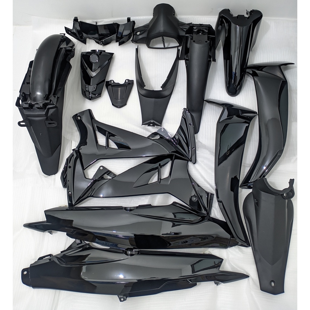 Full Body Vega R 2006 2007 2008 2009 Hitam WIN | complete set bodi lengkap komplit kasar halus motor