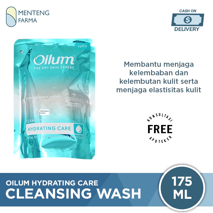 Oilum Hydrating Care Cleansing Wash 175 mL - Sabun Mandi Colagen